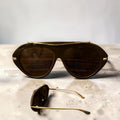 Round Oversized Pilot Sunglasses